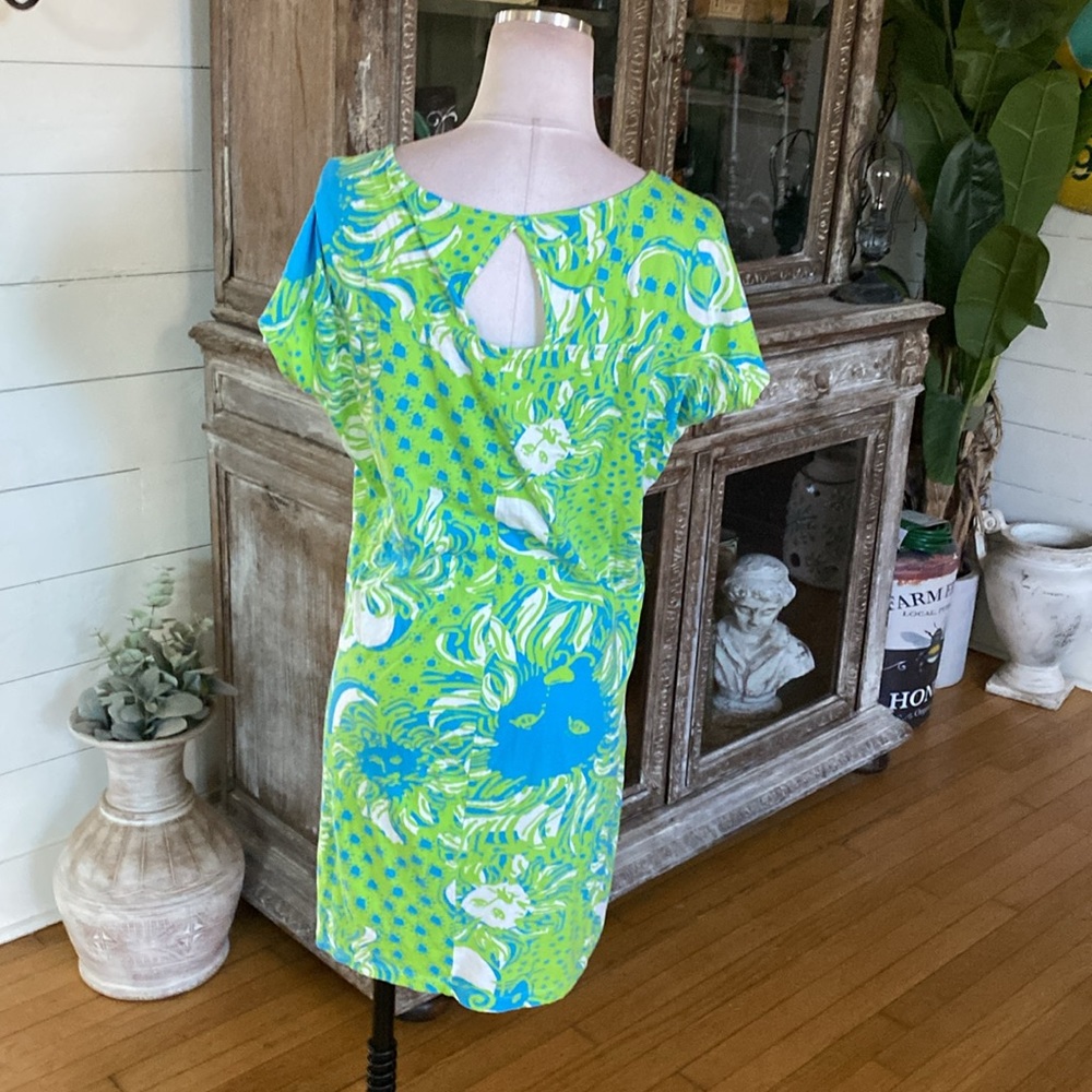 Lilly Pulitzer Daniella T-Shirt Spectrum Dress LARGE 79129 - Picture 5 of 8